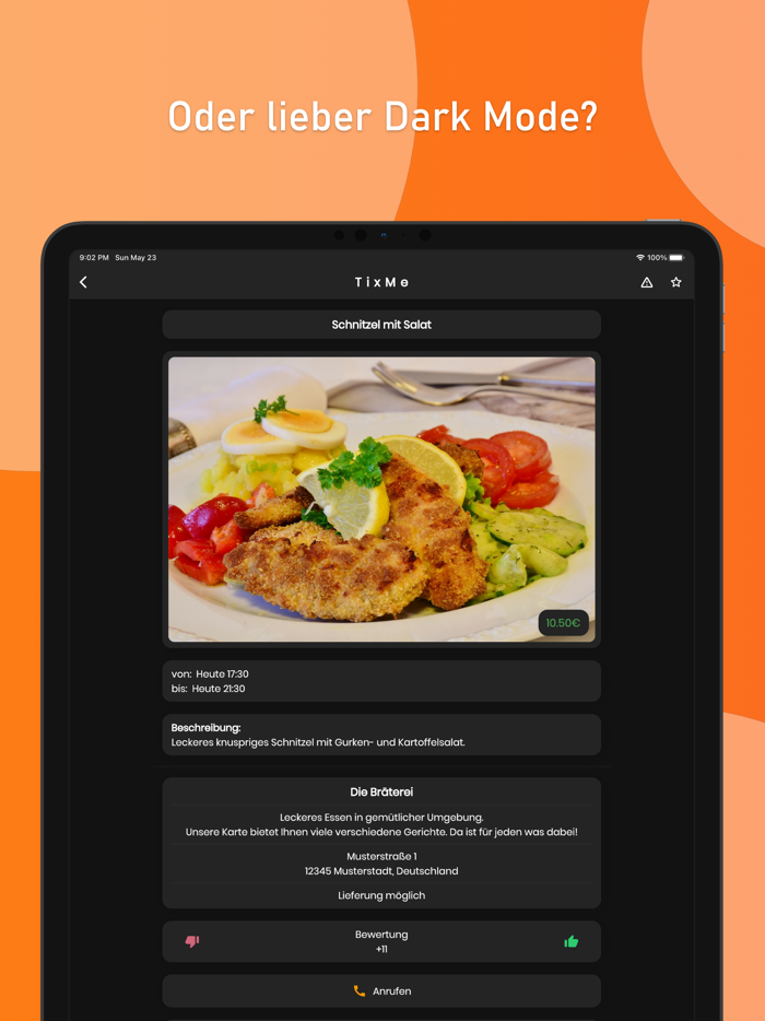 TixMe - VIP-Gastro-Ticker-App
