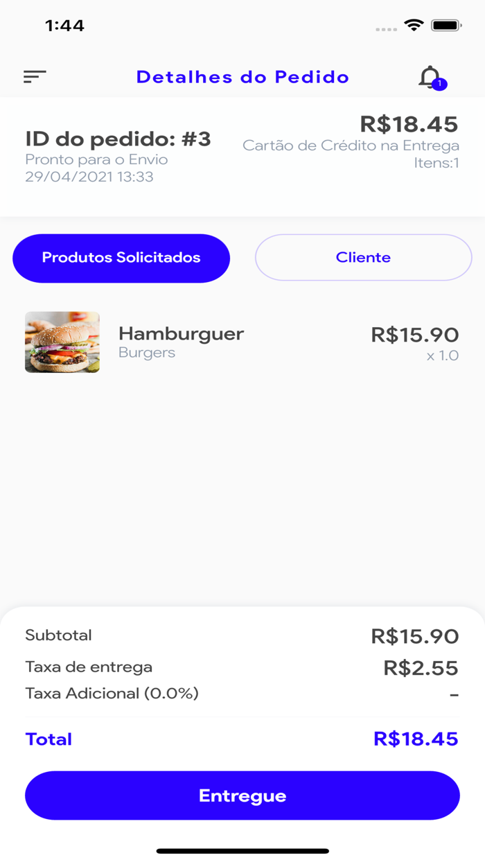 All Here - Entregador