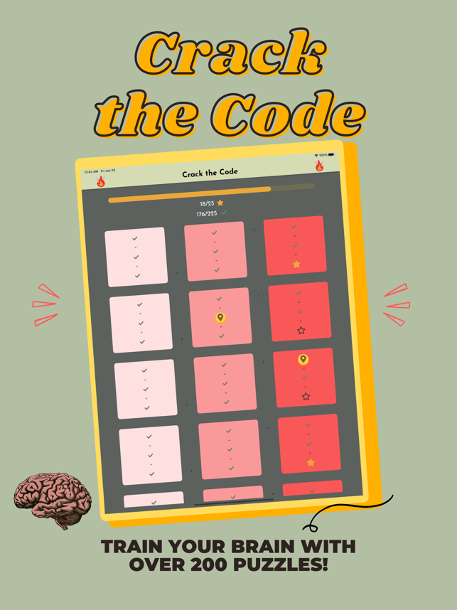 ‎Crack the Code: Puzzle Games Capture d'écran