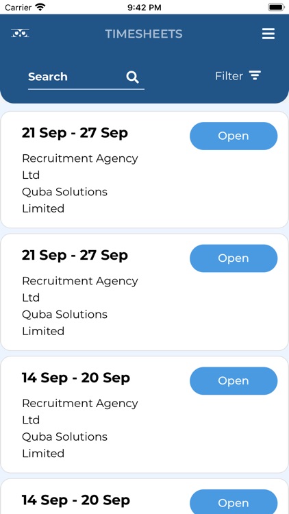 Your Supply Agency E Timesheet