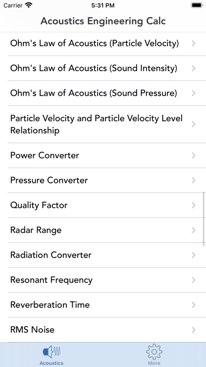 Acoustics Engineering Calc. screenshot-9