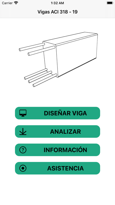Screenshot #1 pour Diseño de vigas ACI 318 - 19