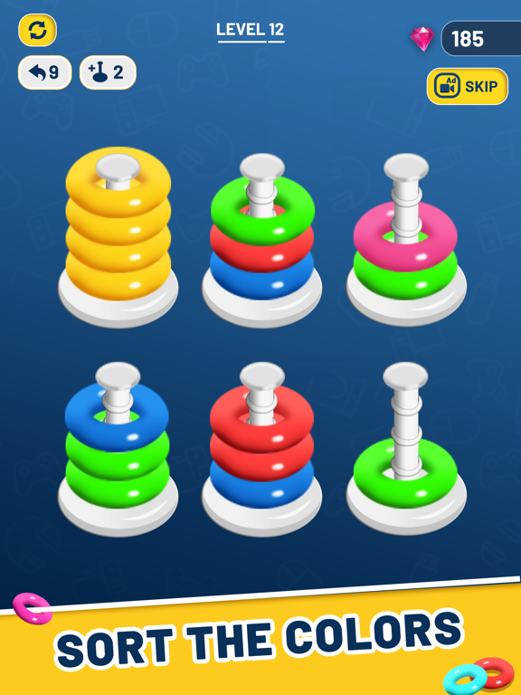 Color Hoop Stack Puzzle Apps 148Apps