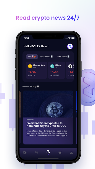 BoltX: NFT & Crypto Wallet screenshot 4