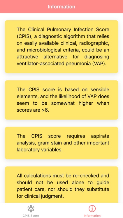 Pneumonia CPIS Score