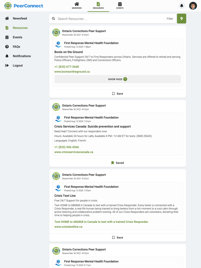 Corrections ON PeerConnect