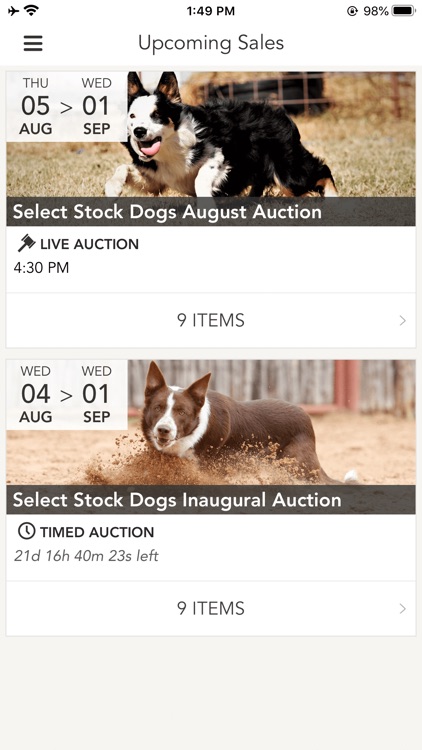 Select Stock Dog Sales