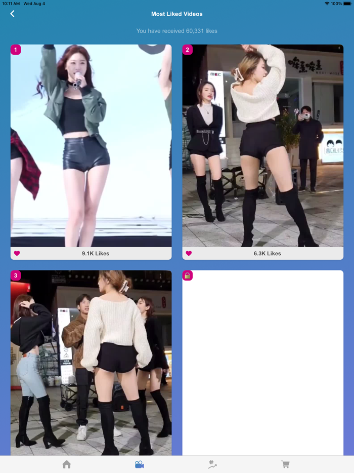 TIK  Likes Followers Tracker