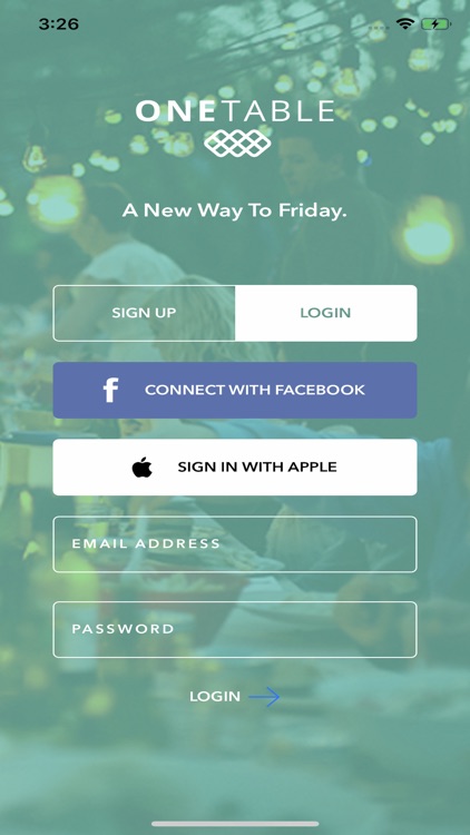 OneTable: A New Way to Friday