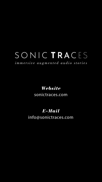 Sonic Traces Showcase