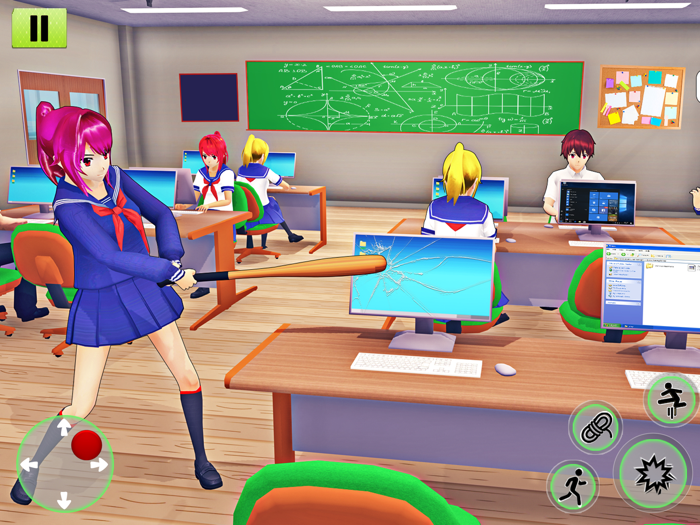 Anime School Girl Life Sim 3D