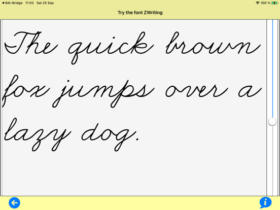 ZWriting Cursive Fonts screenshot 3