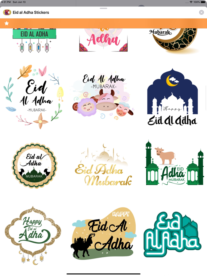 Eid al Adha Stickers