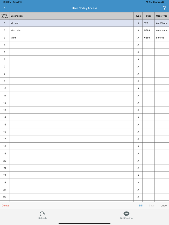 iSecure Alarm Security App
