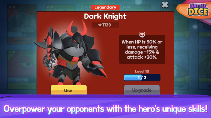 Battle Dice - Throw  Win