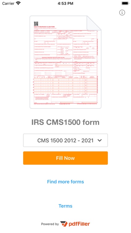 CMS1500 Form: edit & send PDF