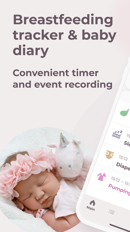 Baby feeding & sleep tracker