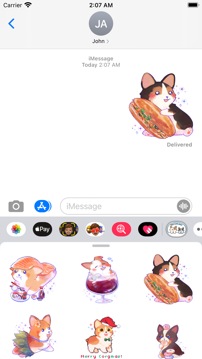The Cutest Corgi Stickers