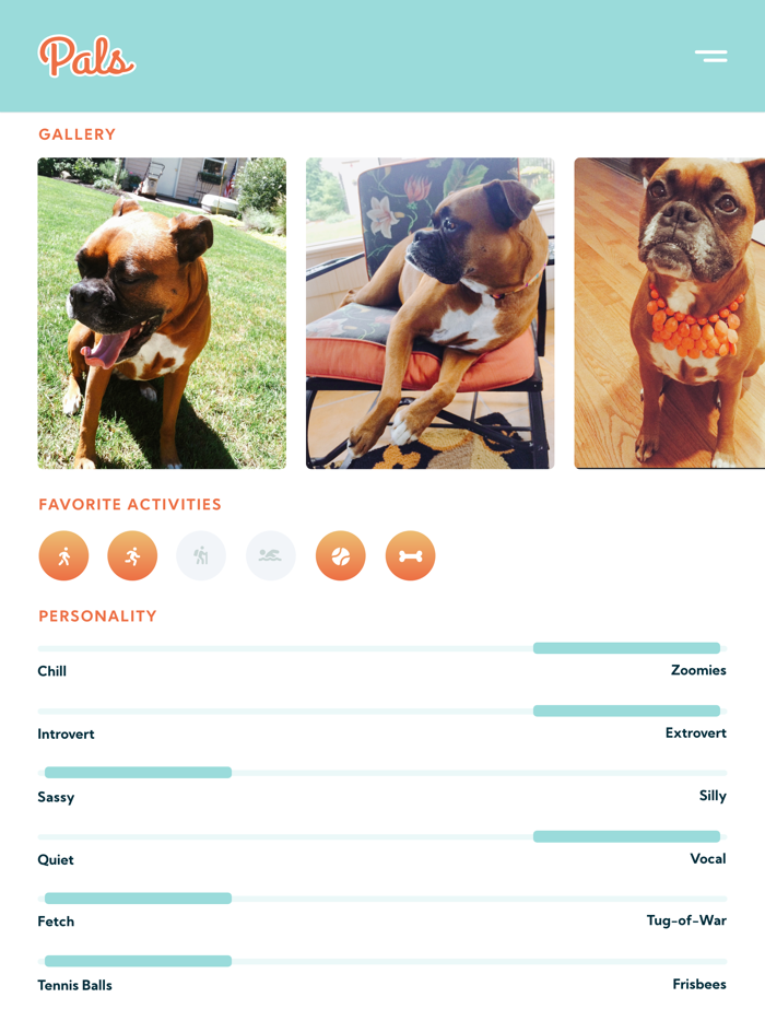 Pals - Sit. Swipe. Play.