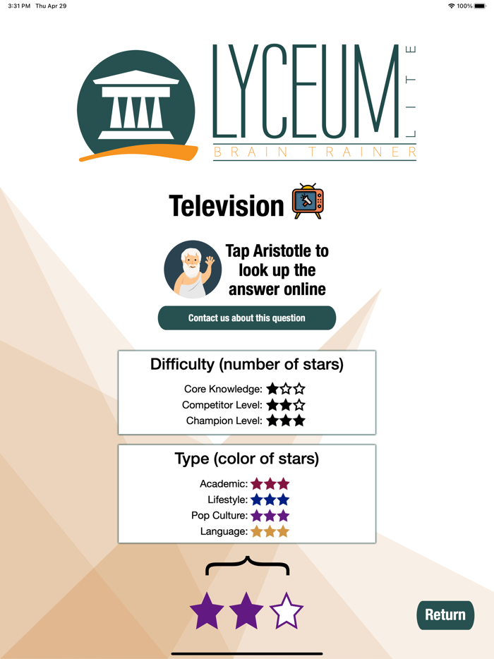 Lyceum Brain Trainer Lite