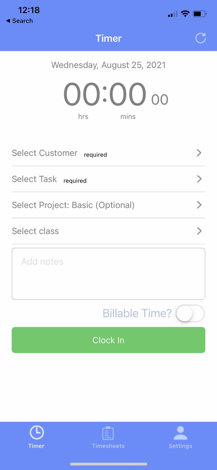 Get My Time - Time Tracking