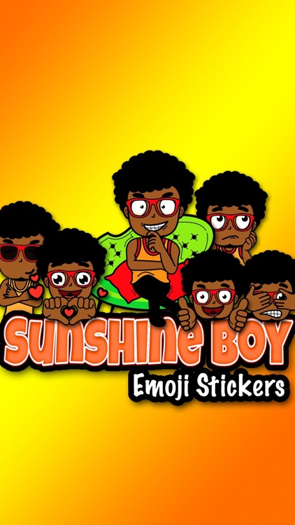Sunshine Boy Emoji Stickers