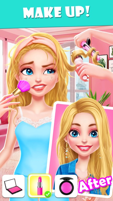Merge Makeover: Makeup Games Screenshot on iOS