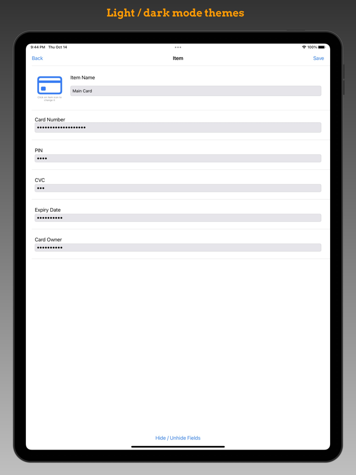 Trezzor  Password Manager