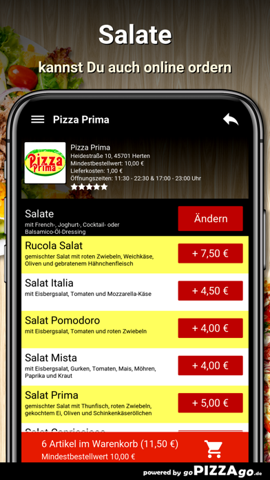 Pizza Prima Herten screenshot 2
