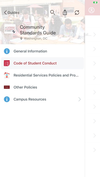 Catholic University of America screenshot 3