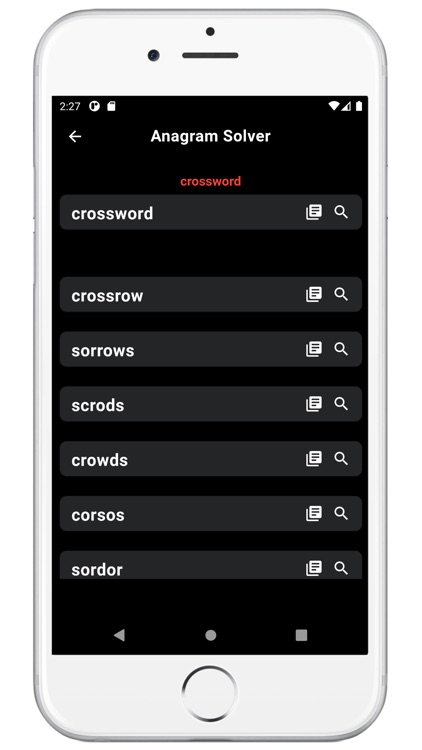 Anagram Solver App