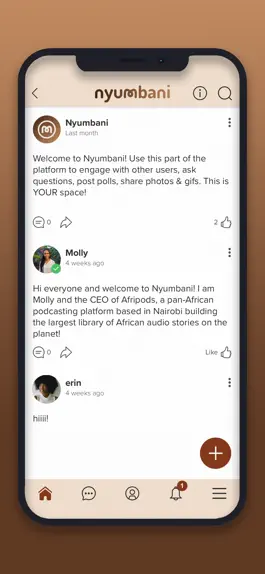 Game screenshot Nyumbani Podcasting Community hack