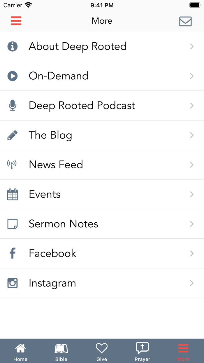 Deep Rooted Ministries App