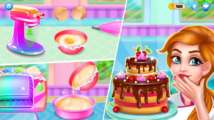 Cooking Sweet Cake Maker Game screenshot-3