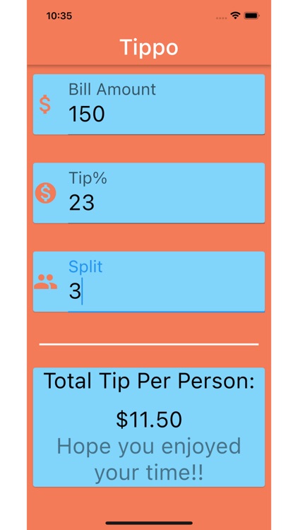 Tippo: Easy Tip Calculator