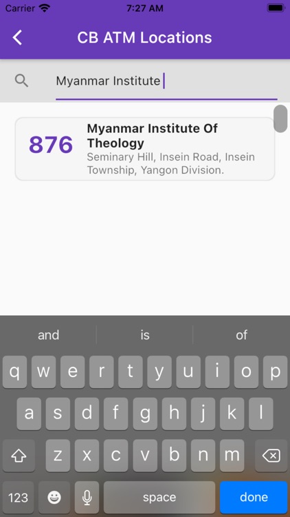 ATM Locations (Myanmar)