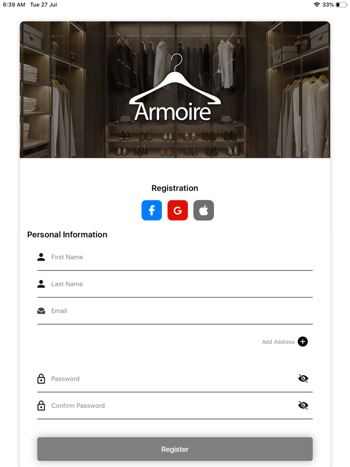 Armoire App