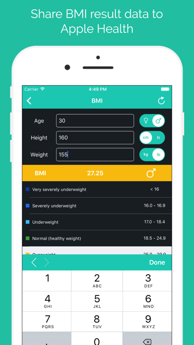 BMI Calculator - BMR Manager screenshot 4