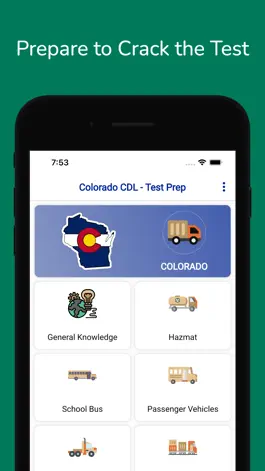 Game screenshot Colorado CDL Permit Practice apk