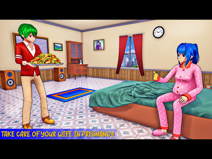 Anime Pregnant Mother Baby Sim