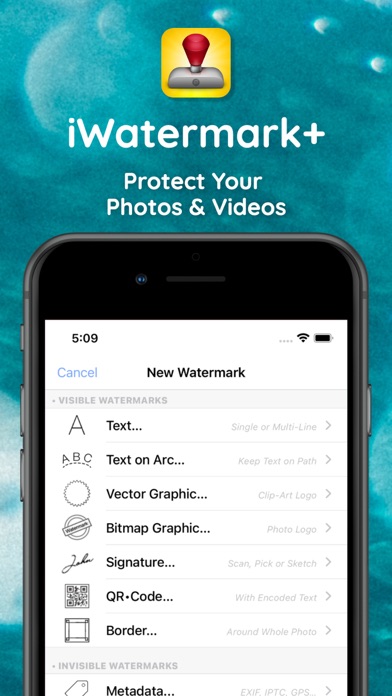 How to cancel & delete Watermark With iWatermark+ from iphone & ipad 1