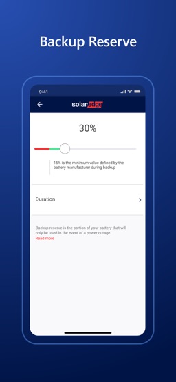 mySolarEdge app screenshot