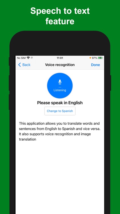 Spanish - English Translator+