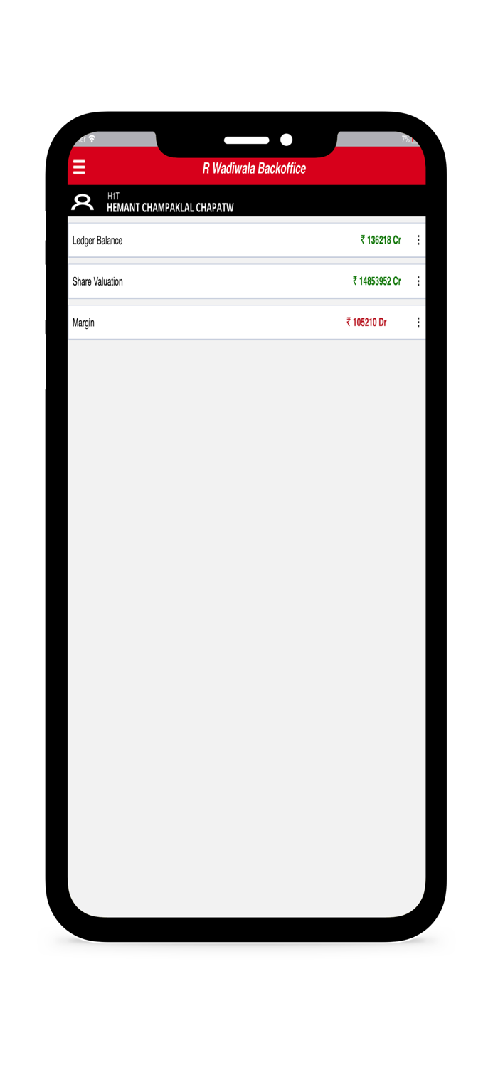 R Wadiwala Backoffice