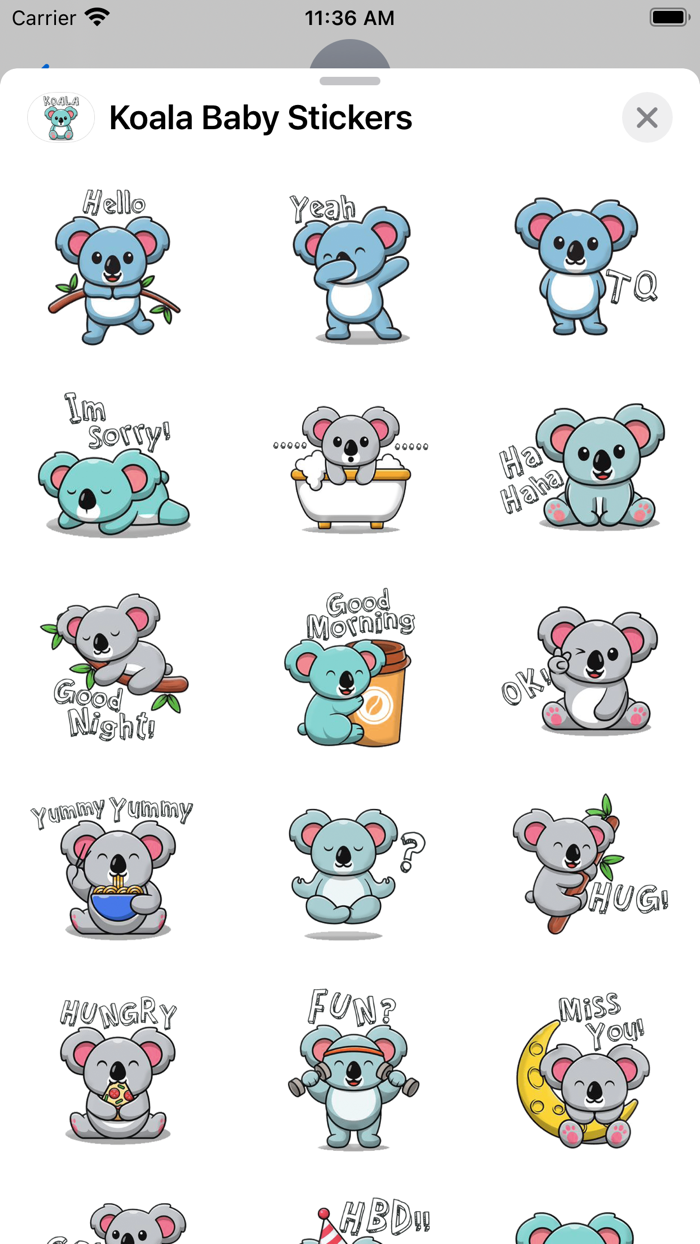 Koala Baby Stickers