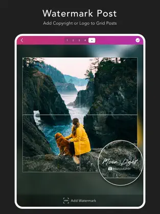 Captura de Pantalla 5 Griddy: Split Photo Grids Post iphone