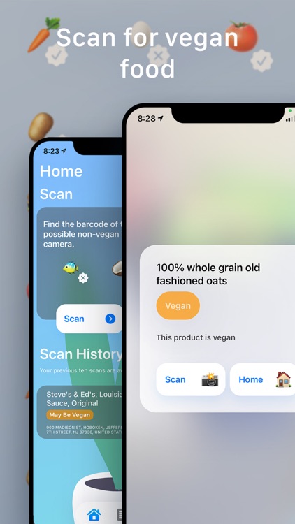 Fresher - Scan for vegan food