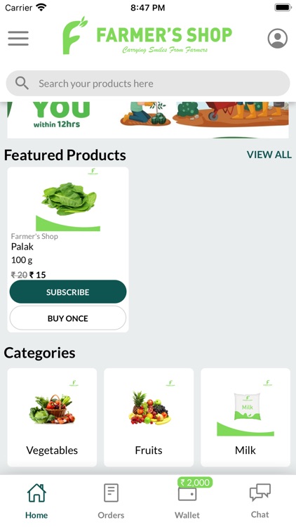 Farmers Shop: Veggies & Fruits