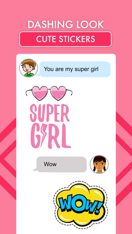 Real Girl Pals Stickers