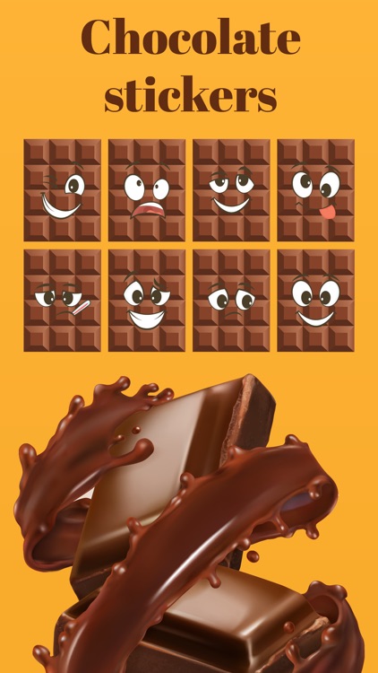 Animated Chocolate Stickers